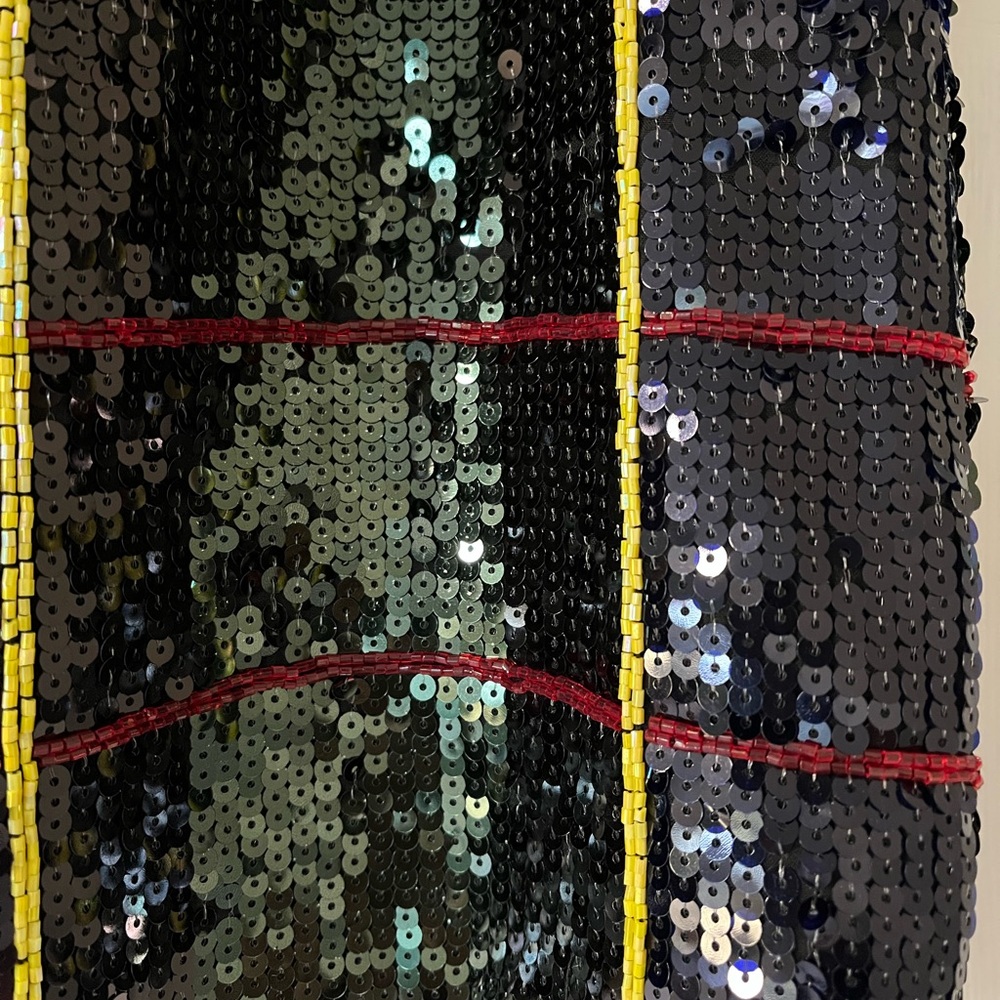 Sequin Pattern Skirt - image 3